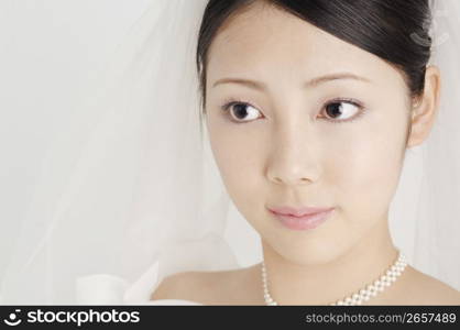 Portrait of bride