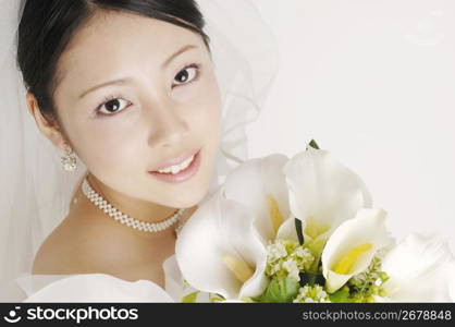 Portrait of bride