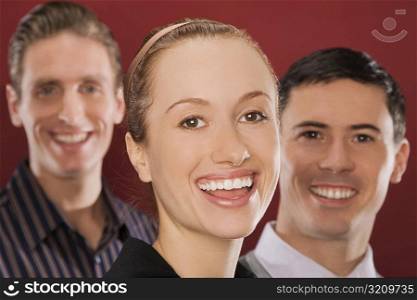 Portrait of business executives smiling