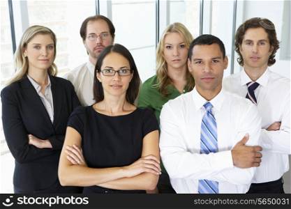 Portrait Of Business Team In Office
