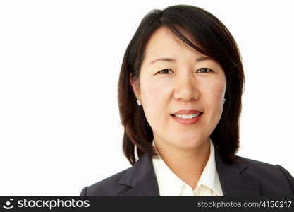 Portrait of business woman in suit