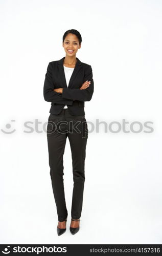 Portrait of business woman in suit