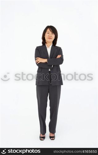 Portrait of business woman in suit