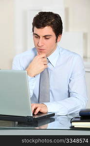 Portrait of businessman in the office