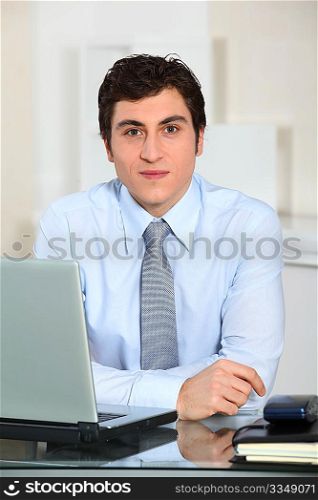 Portrait of businessman in the office