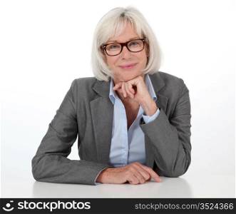 Portrait of businesswoman with eyewear