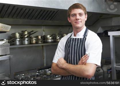 Portrait Of Chef In Kitchen
