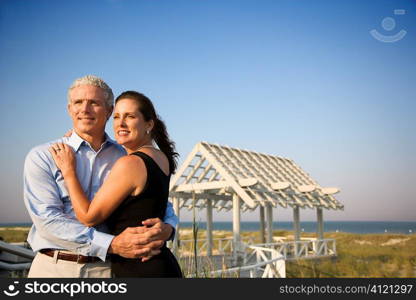 Portrait of Couple on Beach