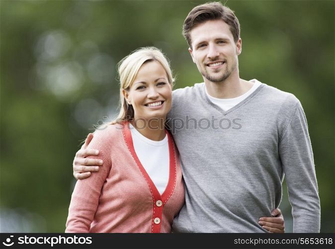 Portrait Of Couple On Countryside Walk