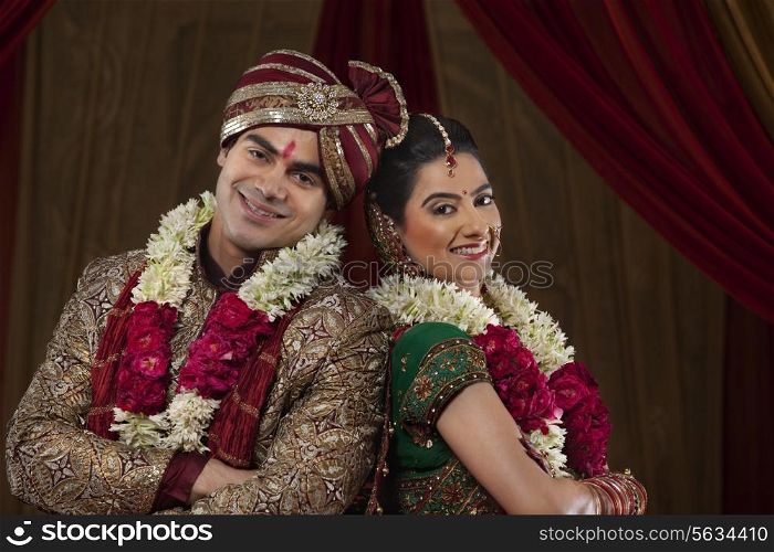 Portrait of couple smiling together
