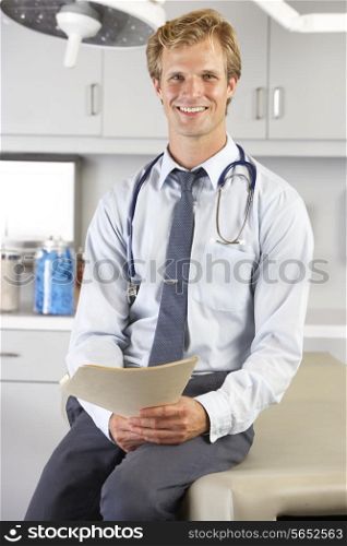 Portrait Of Doctor In Doctor&#39;s Office