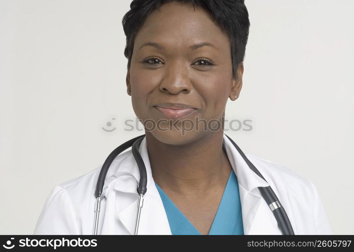 Portrait of doctor looking at camera