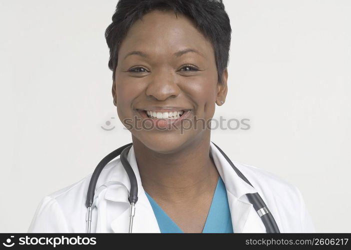 Portrait of doctor smiling