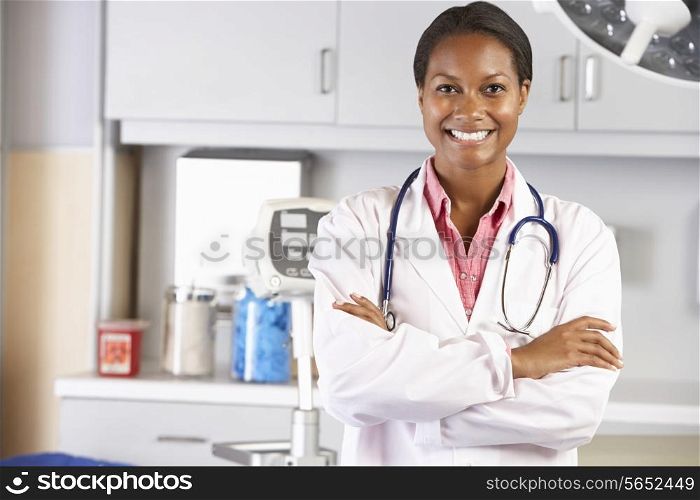 Portrait Of Female Doctor In Doctor&#39;s Office
