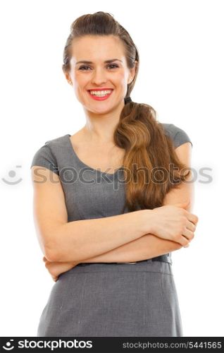 Portrait of female employee
