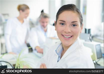 Portrait of female lab worker