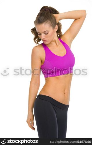 Portrait of fitness young woman