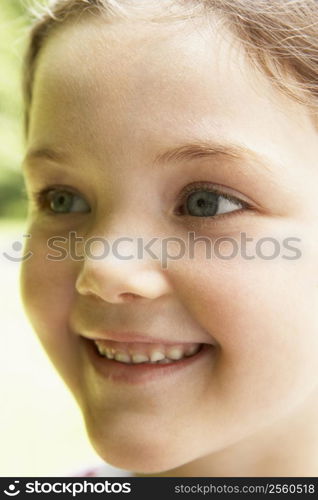 Portrait Of Girl Smiling