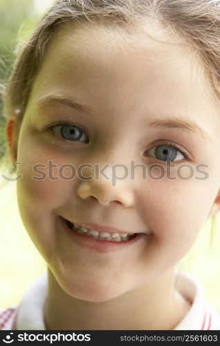 Portrait Of Girl Smiling