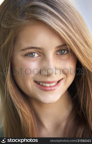 Portrait Of Girl Smiling