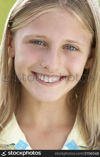 Portrait Of Girl Smiling