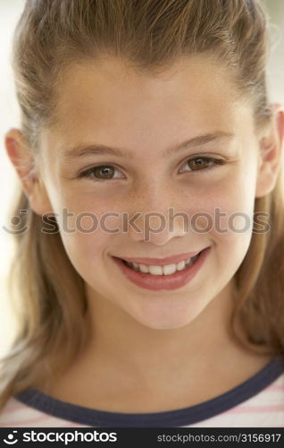 Portrait Of Girl Smiling