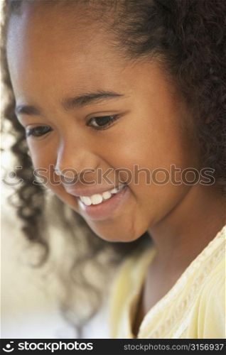 Portrait Of Girl Smiling