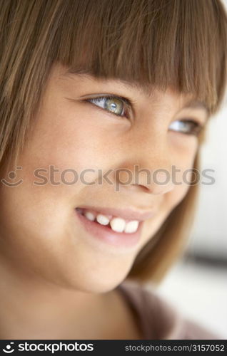 Portrait Of Girl Smiling