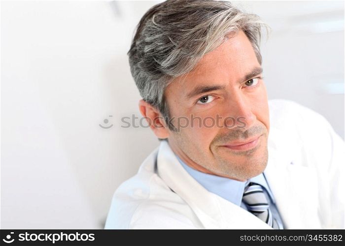 Portrait of handsome doctor