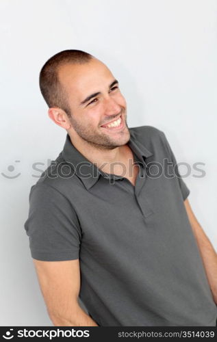 Portrait of handsome smiling man