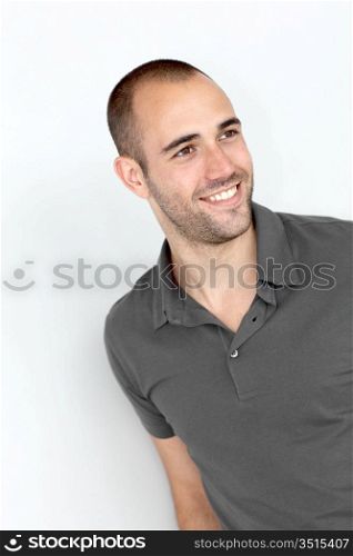 Portrait of handsome smiling man