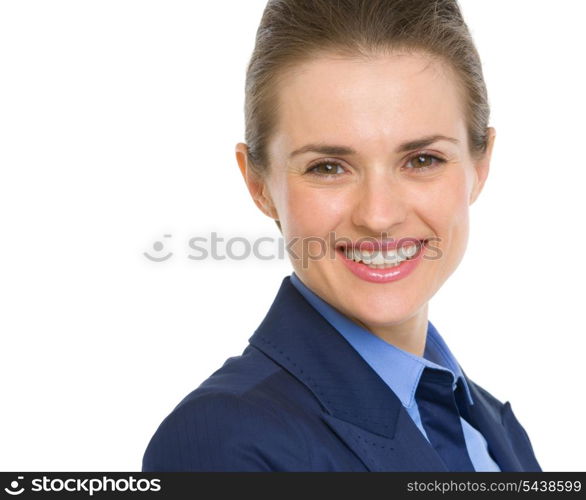 Portrait of happy business woman