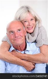 Portrait of happy senior couple