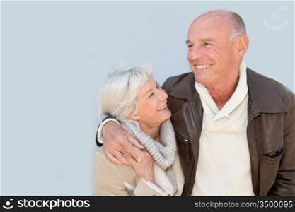 Portrait of happy senior couple