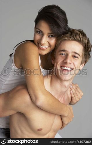 Portrait Of Happy Sexy Couple