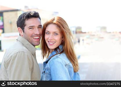 Portrait of happy smiling couple