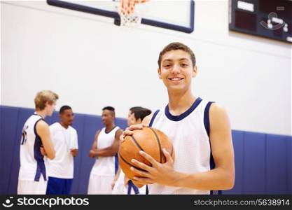 Portrait Of High School Basketball Player