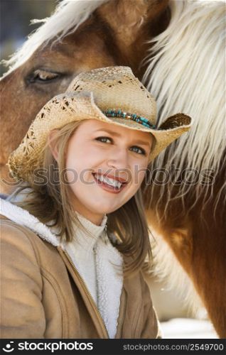 Portrait of horse rider
