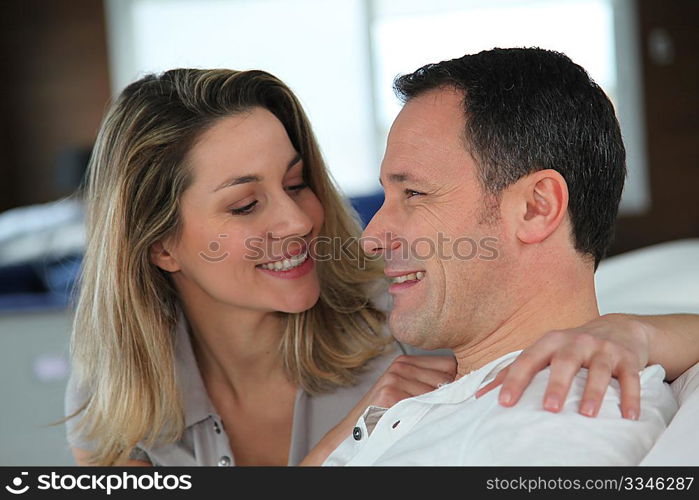 Portrait of in loved couple