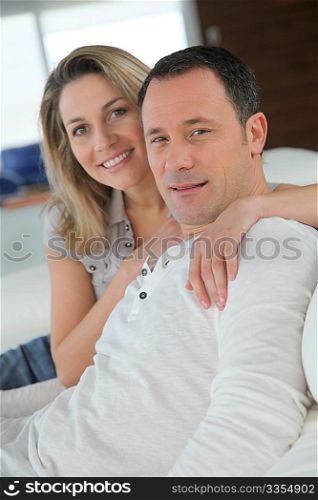 Portrait of in loved couple