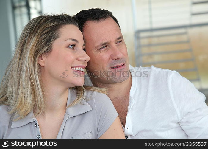 Portrait of in loved couple