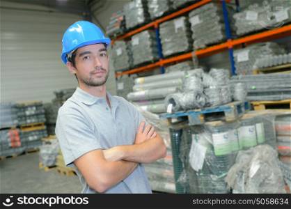 Portrait of industrial worker