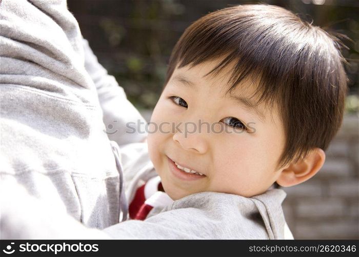 Portrait of Japanese boy