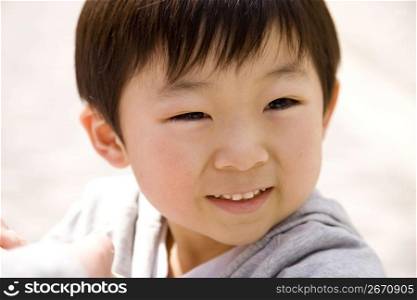 Portrait of Japanese boy