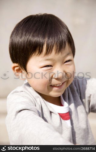 Portrait of Japanese boy