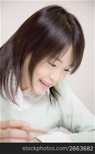 Portrait of Japanese girl