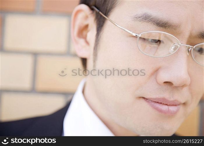 Portrait of Japanese office worker