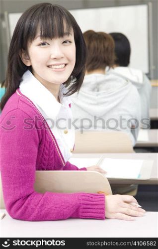 Portrait of Japanese student