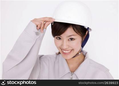 Portrait of Japanese worker