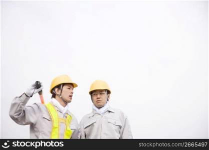 Portrait of Japanese workers